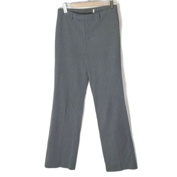 Banana Republic Harrison Gray Stretch High Rise Straight Leg Dress Pants Size 6 - Picture 2 of 13